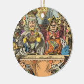 Alice in Wonderland Cheshire Catキャラクター セラミックオーナメント (左)