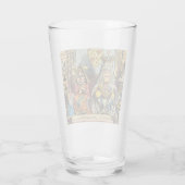 Alice in Wonderland Cheshire Catキャラクター タンブラーグラス (裏面)