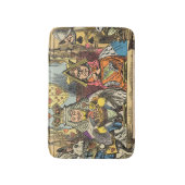 Alice in Wonderland Cheshire Catキャラクター バスマット (正面縦)