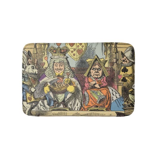 Alice in Wonderland Cheshire Catキャラクター バスマット (正面)