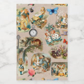 Alice in Wonderland Cheshire Catキャラクター フードラベル (シングルラベル)