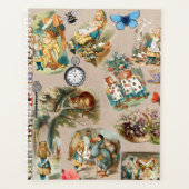 Alice in Wonderland Cheshire Catキャラクター プランナー手帳 (正面)