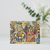 Alice in Wonderland Cheshire Catキャラクター ポストカード (スタンド正面)