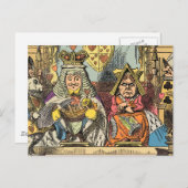 Alice in Wonderland Cheshire Catキャラクター ポストカード (正面/裏面)