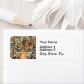 Alice in Wonderland Cheshire Catキャラクター ラベル (インサイチュ)