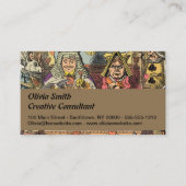 Alice in Wonderland Cheshire Catキャラクター 名刺 (正面)