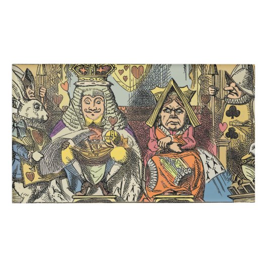 Alice in Wonderland Cheshire Catキャラクター 名札 (正面)