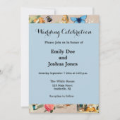 Alice in Wonderland Cheshire Catキャラクター 招待状 (正面)