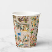 Alice in Wonderland Cheshire Catキャラクター 紙コップ (裏面)