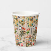 Alice in Wonderland Cheshire Catキャラクター 紙コップ (右)