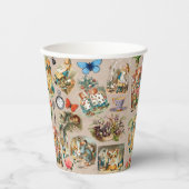 Alice in Wonderland Cheshire Catキャラクター 紙コップ (正面)