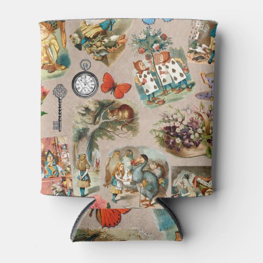 Alice in Wonderland Cheshire Catキャラクター 缶クーラー (正面)