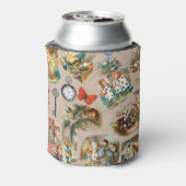 Alice in Wonderland Cheshire Catキャラクター 缶クーラー (缶裏面)