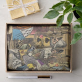 Alice in Wonderland Cheshire Catキャラクター 薄葉紙 (ギフト)