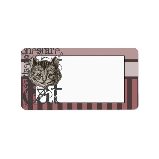 Alice In Wonderland Cheshire Cat (グランジピンク) ラベル (正面)