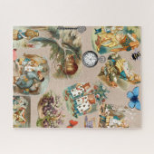 Alice in Wonderland Cheshire Cat Characters ジグソーパズル (横)