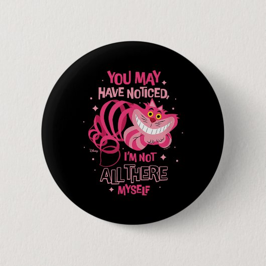Alice In Wonderland - Cheshire Cat Not There M 缶バッジ (正面)