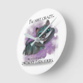 Alice in Wonderland clock. ラウンド壁時計 (傾斜)