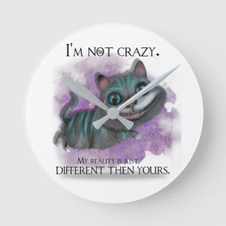 Alice in Wonderland clock. ラウンド壁時計