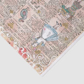 Alice In Wonderland Collage Decompage 薄葉紙 (詳細)