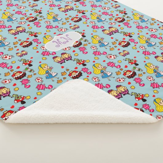Alice in Wonderland Comforter - ADD Monogram シェルパブランケット (3/4)