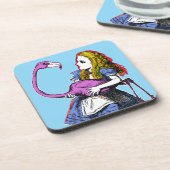 Alice in Wonderland Cork Coaster Set コースター (左側)