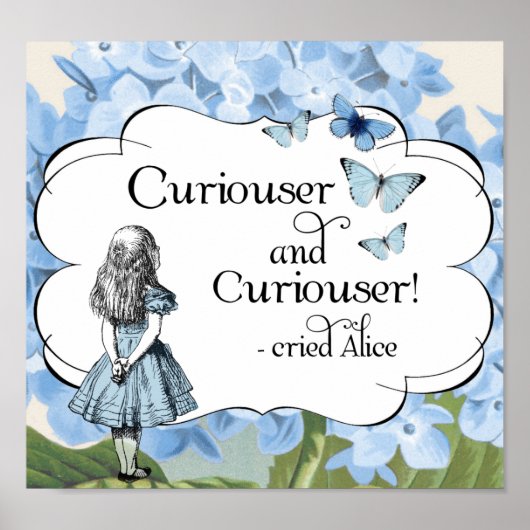 Alice in Wonderland Curiouser Joursesポスター ポスター (正面)