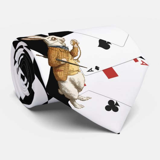 Alice in Wonderland Cute Diamond Pattern ネクタイ (ロール)