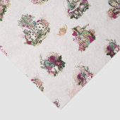 Alice in Wonderland Decompageヴィンテージパターン 薄葉紙 (詳細)