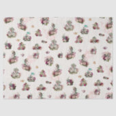 Alice in Wonderland Decompageヴィンテージパターン 薄葉紙 (正面)