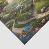 Alice In Wonderland Decopageティッシュペーパー 薄葉紙 (詳細)