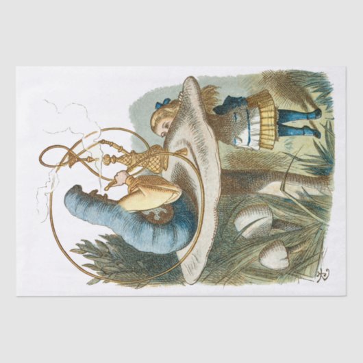 Alice in Wonderland Decopageデカップジングヴィンテージ 薄葉紙 (正面)