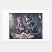 Alice in Wonderland Decoupage  ラッピングペーパーシート (正面2)