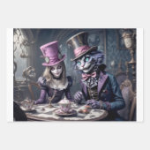 Alice in Wonderland Decoupage  ラッピングペーパーシート (正面)