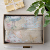  Alice In Wonderland Decoupage Alice Drink Me 薄葉紙 (ギフト)