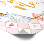 Alice in Wonderland DRINK MEパーティーサイン ポスター (角)