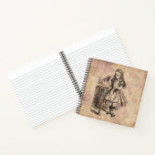 Alice in Wonderland Drink Meボトル ノートブック (内部)