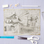 Alice in Wonderland Drink Meヴィンテージ・デコパージュ 薄葉紙 (クラフト)