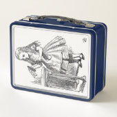 Alice in Wonderland, "Drink Me"ボトル メタルランチボックス (裏面)