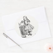 Alice in Wonderland, "Drink Me"ボトル ラウンドシール (封筒)