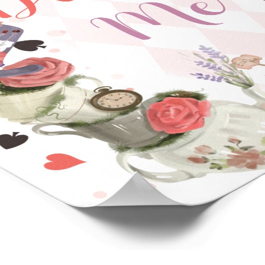 Alice in Wonderland Drink Me Poster ポスター (角)