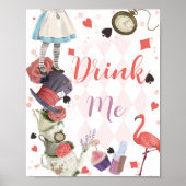 Alice in Wonderland Drink Me Poster ポスター (正面)