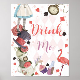 Alice in Wonderland Drink Me Poster ポスター