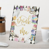 Alice in Wonderland Drink Me Table Sign 台座サイン (インサイチュ)