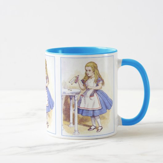 Alice in Wonderland - Drink Me - Tenniel マグカップ (右)