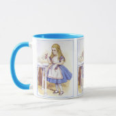 Alice in Wonderland - Drink Me - Tenniel マグカップ (左)
