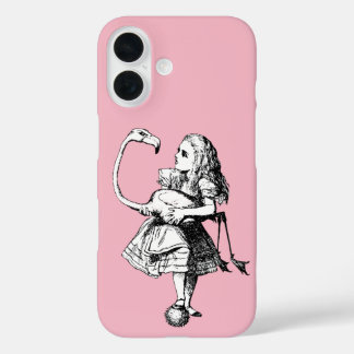 Alice in Wonderland Flamingo iPhone 16ケース