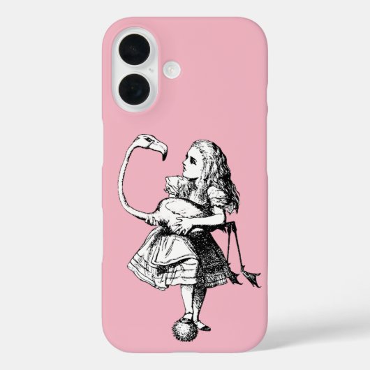 Alice in Wonderland Flamingo Case-Mate iPhoneケース (裏面)