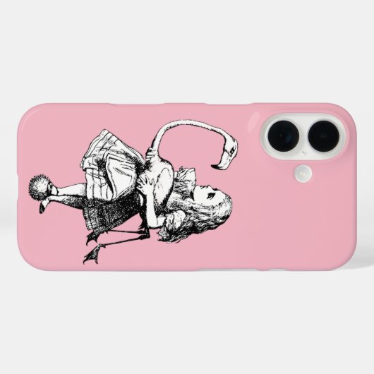 Alice in Wonderland Flamingo Case-Mate iPhoneケース (裏面 (横))