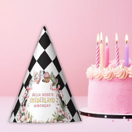 Alice in Wonderland Flower Frame誕生日 パーティーハット